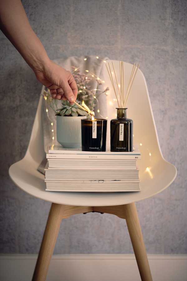 Osmology Herbal Tea Scented Candle - Chamomile Lavender and Eucalyptus