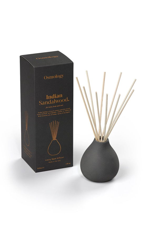 Osmology Indian Sandalwood Reed Diffuser - Pepper Raspberry and Tonka