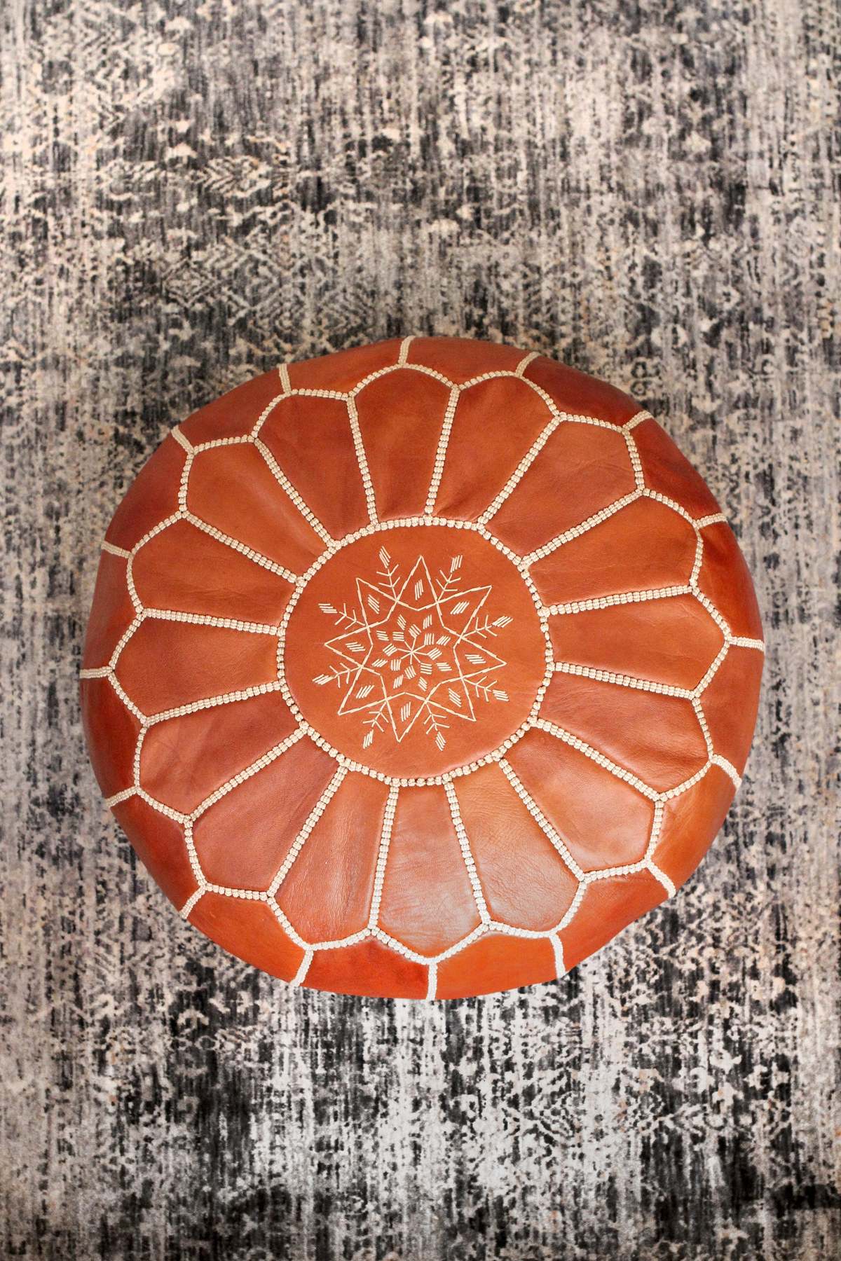 Jubilee Trading Co. Jasmine Pouf - Image 3 of 13