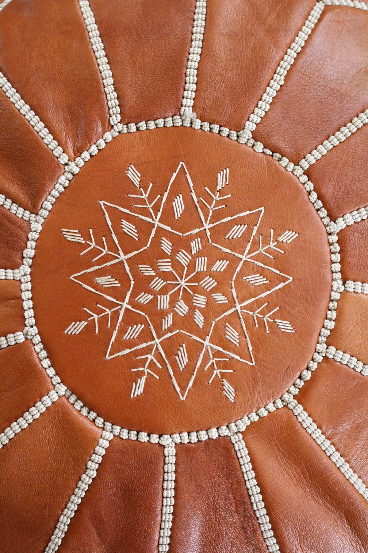 Jubilee Trading Co. Jasmine Pouf - Image 6 of 13