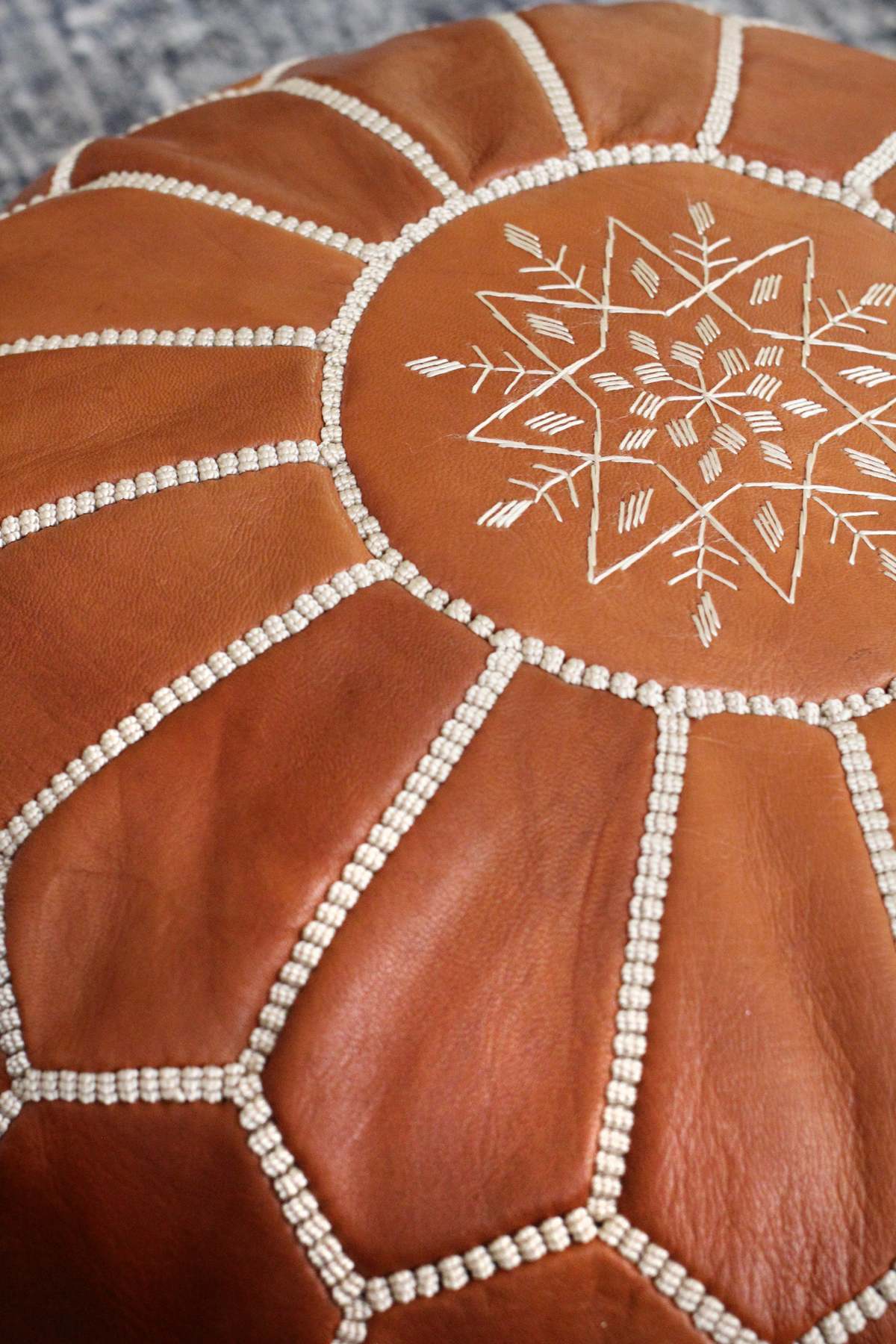 Jubilee Trading Co. Jasmine Pouf - Image 10 of 13