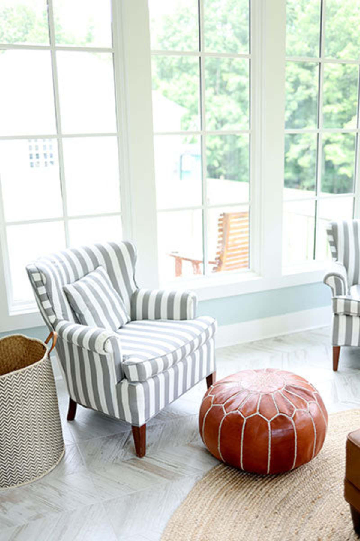 Jubilee Trading Co. Jasmine Pouf - Image 12 of 13