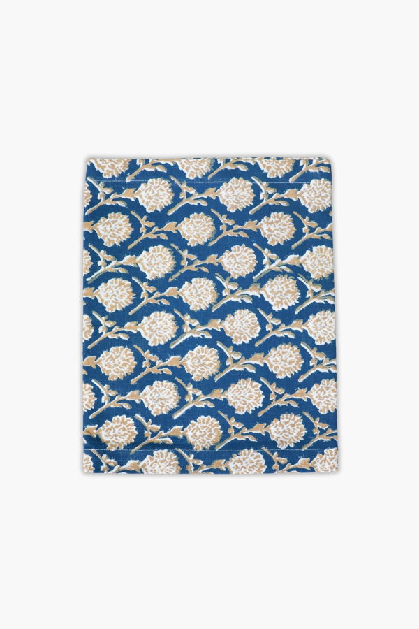 Banyan & Birch Nikhar Linen Hand-Printed Table Runner