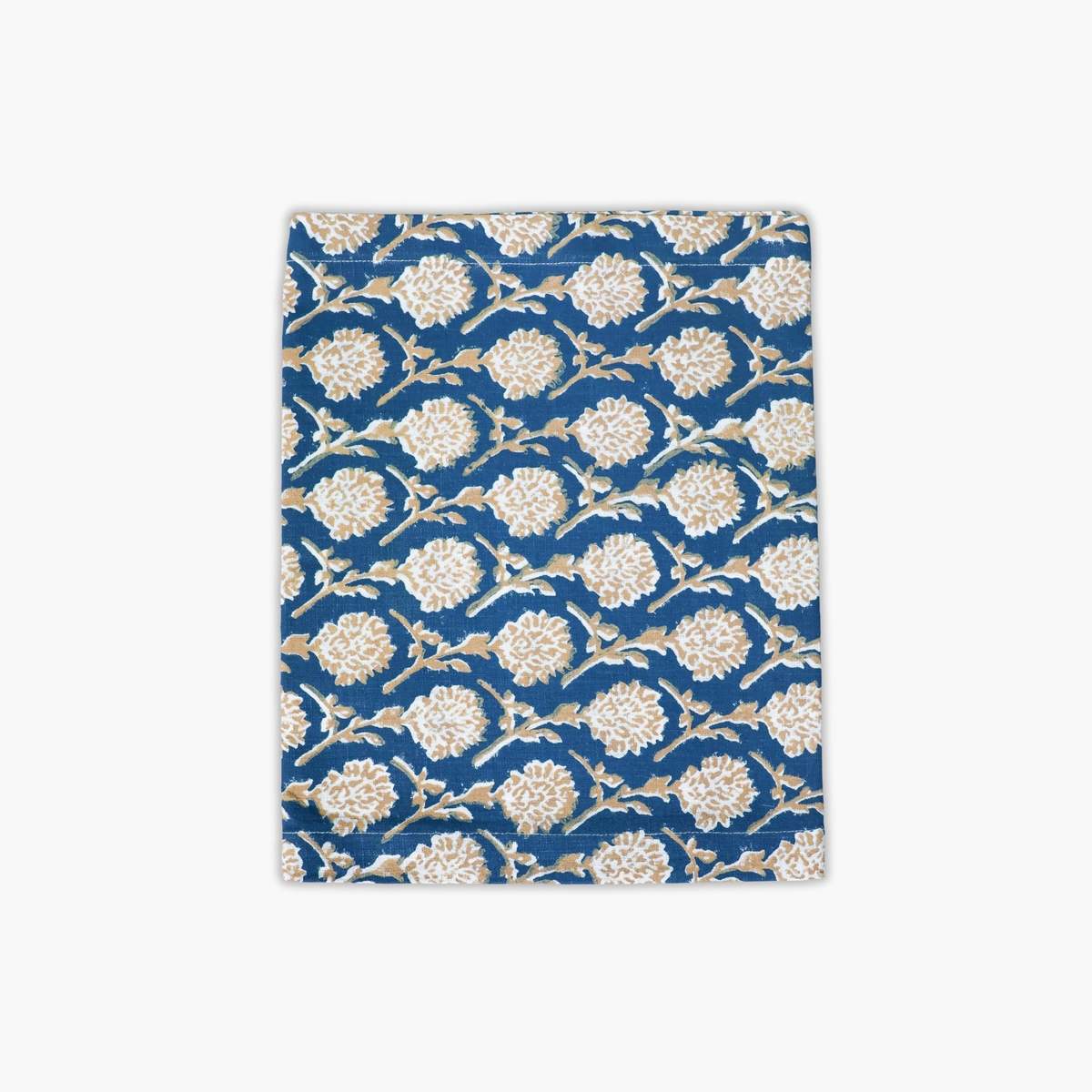 Banyan & Birch Nikhar Linen Hand-Printed Table Runner - Image 1 of 3