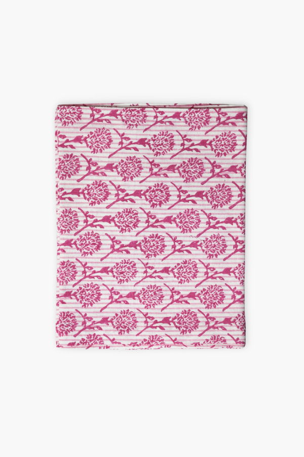 Banyan & Birch Nikhar Pure Linen Hand-Printed Table Runner