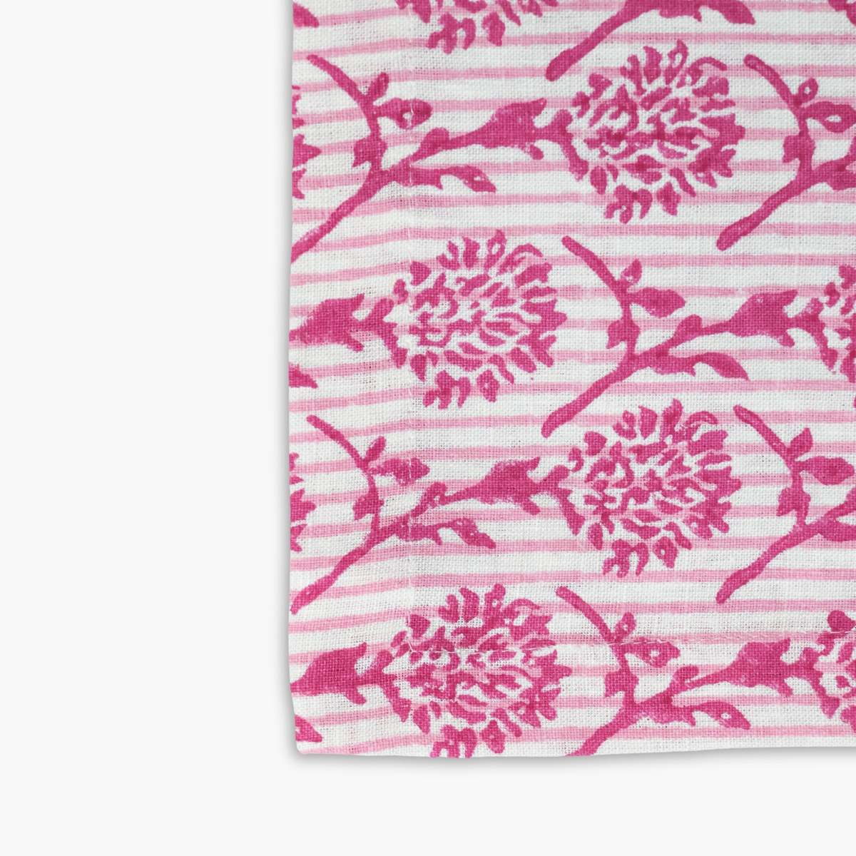 Banyan & Birch Nikhar Pure Linen Hand-Printed Table Runner - Image 2 of 2