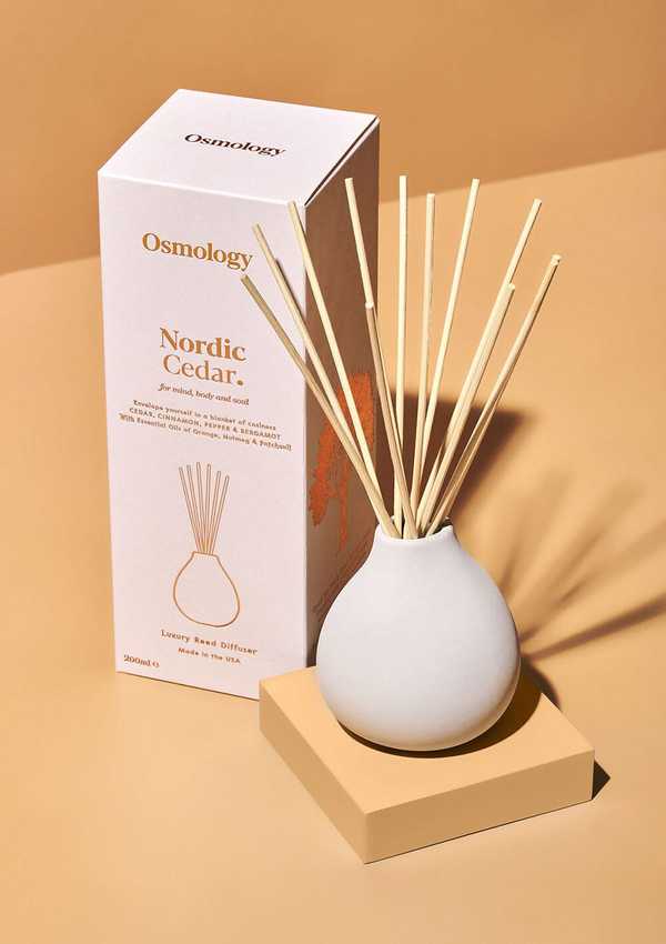Osmology Nordic Cedar Reed Diffuser Cedar, Cinnamon and Bergamot