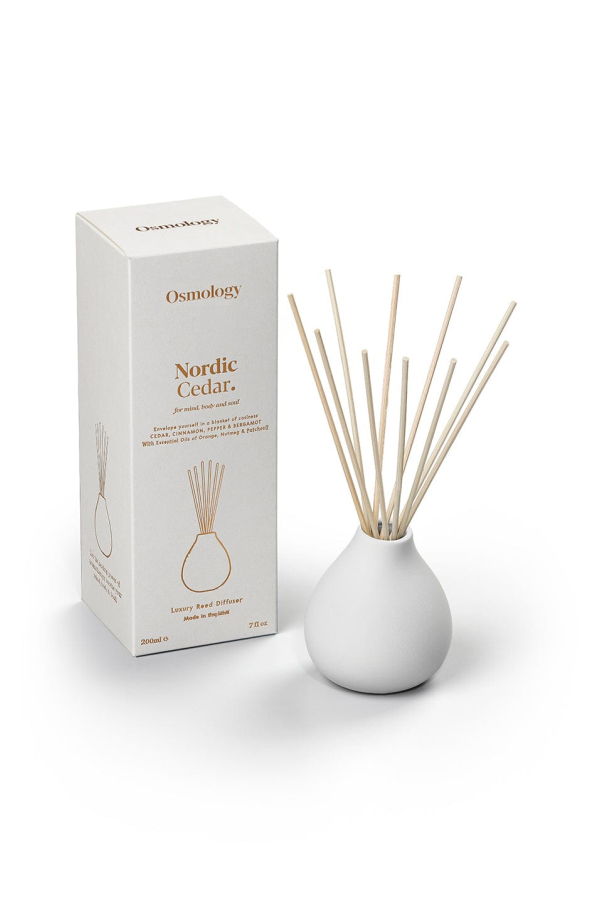 Osmology Nordic Cedar Reed Diffuser Cedar, Cinnamon and Bergamot