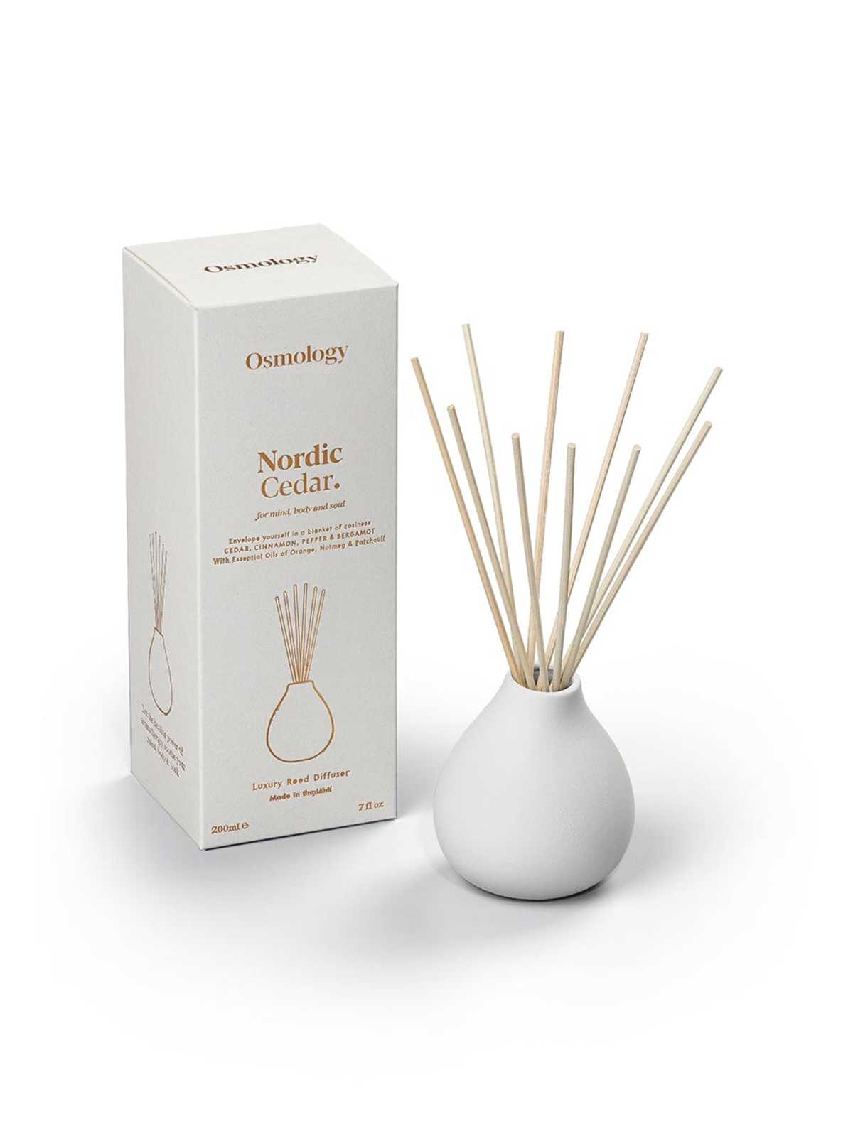 Osmology Nordic Cedar Reed Diffuser Cedar, Cinnamon and Bergamot - Image 2 of 4