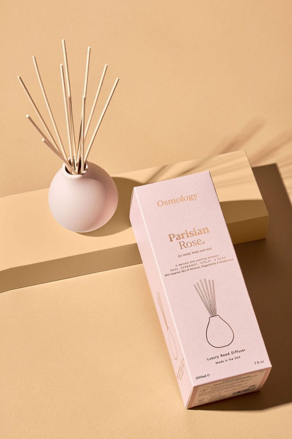 Osmology Parisian Rose Reed Diffuser - Rose, Bergamot & Violet