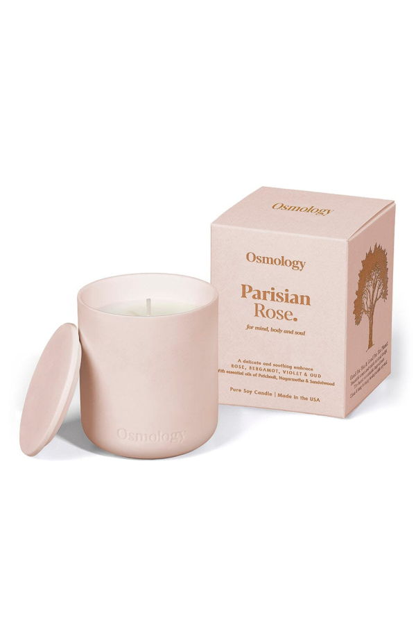 Osmology Parisian Rose Scented Candle - Rose Bergamot and Violet