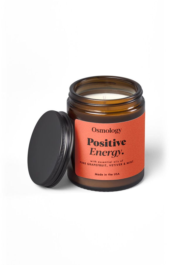 Osmology Positive Energy - Pink Grapefruit Vetiver and Mint Scented Jar Candle