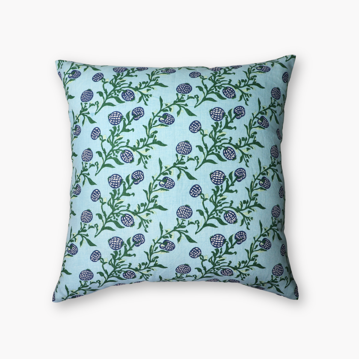 Banyan & Birch Rasa Linen Pillow Cover - Pastel Blue - Image 1 of 4