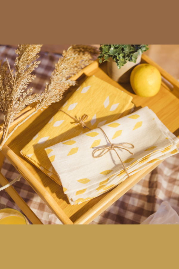 Banyan & Birch Terra Pure Linen Table Napkins