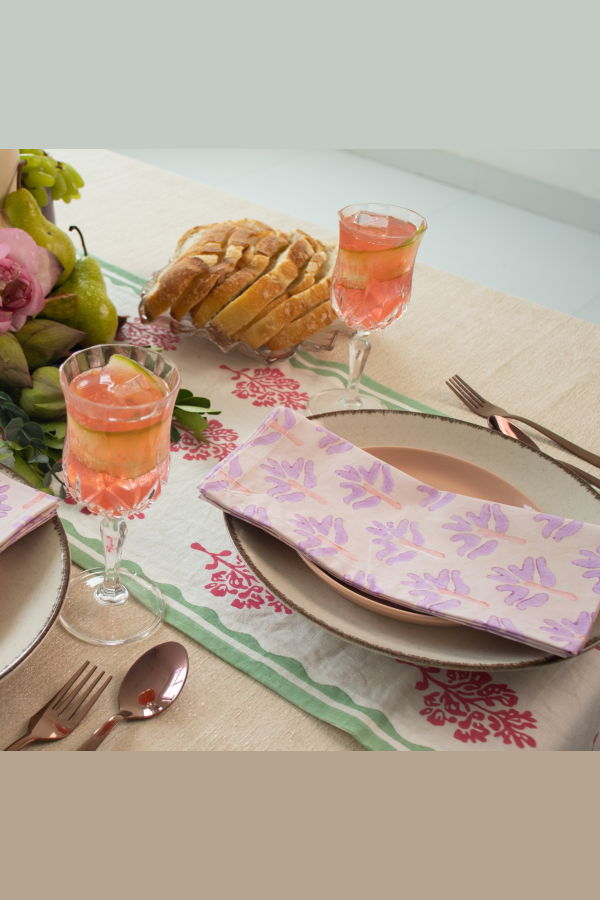 Banyan & Birch Zeenat Table Napkin - Lilac
