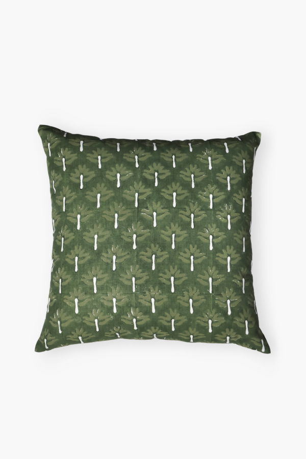 Banyan & Birch Zeenat Throw Pillow Cover - Chive Green
