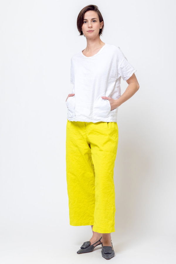 Aequamente Cotton Wrinkled Blouse