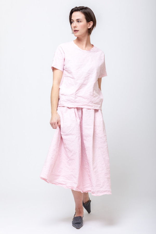 Aequamente Cotton Wrinkled Skirt