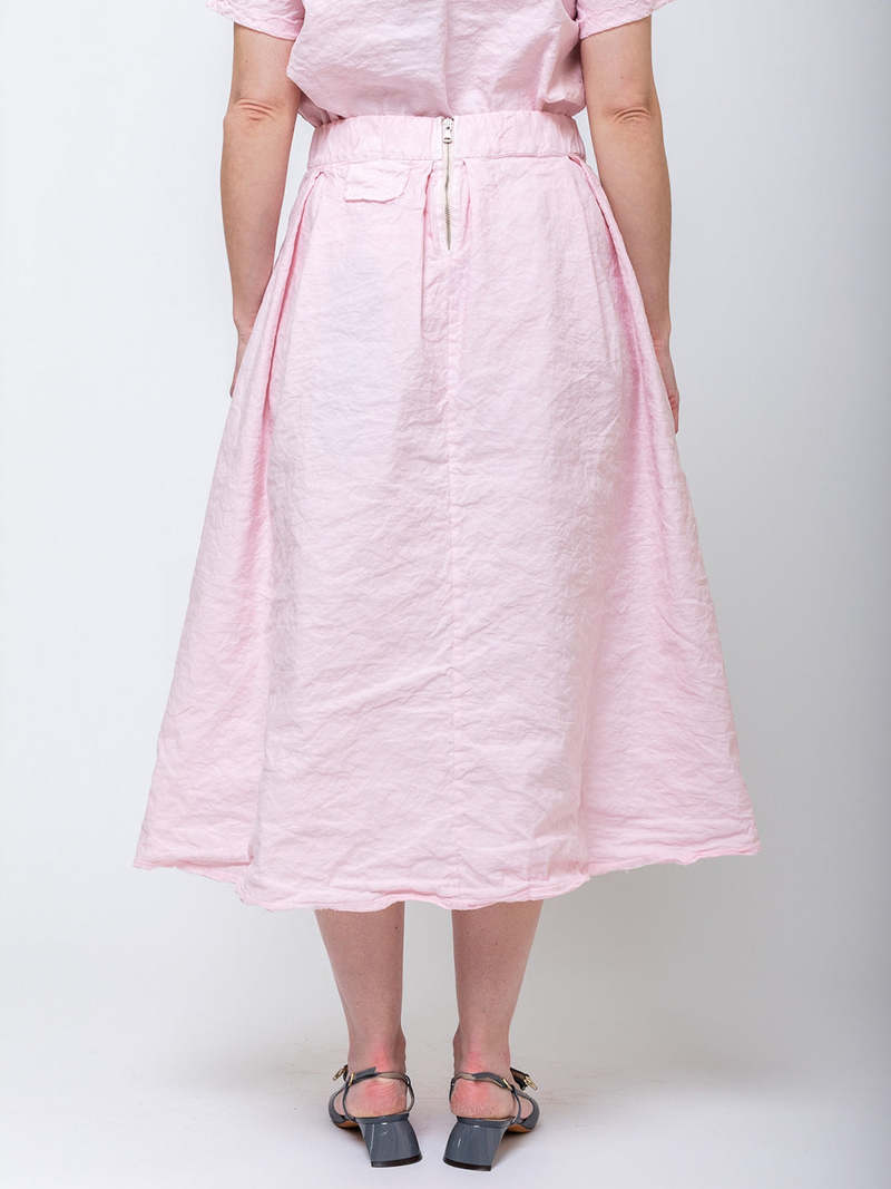 Aequamente Cotton Wrinkled Skirt