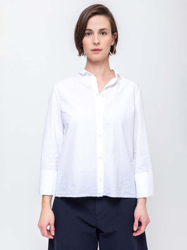 Aequamente Fine Cotton Shirt - White