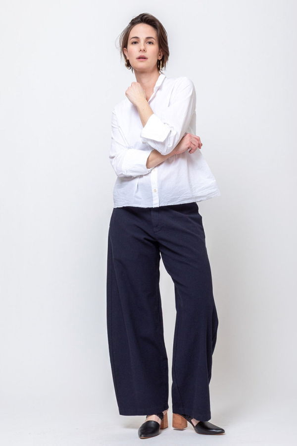 Aequamente Fine Cotton Shirt - White