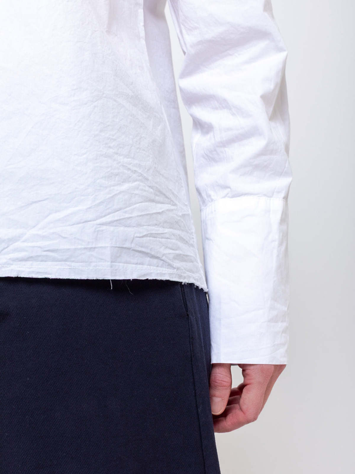 Aequamente Fine Cotton Shirt - White - Image 7 of 7
