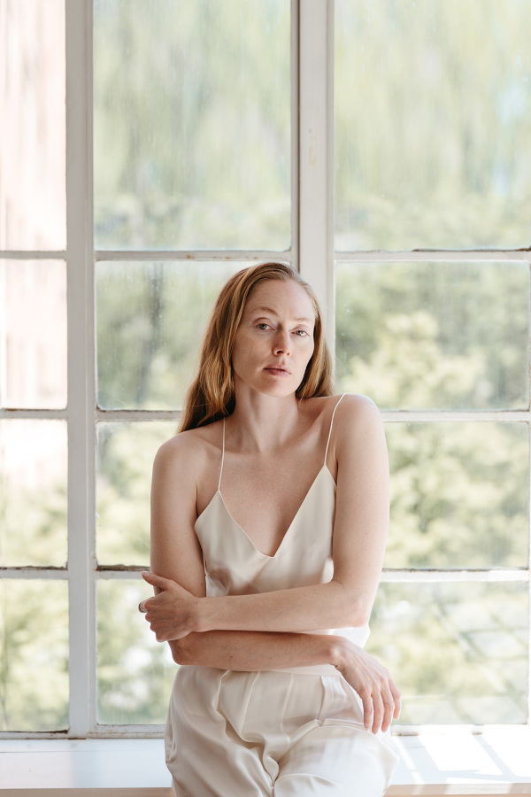 INGA-LENA Fjord Silk Camisole - Ivory
