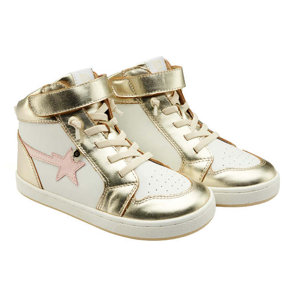 KIDS Old Soles Team Star Sneakers - Gold