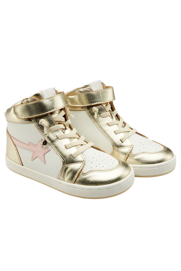 KIDS Old Soles Team Star Sneakers - Gold