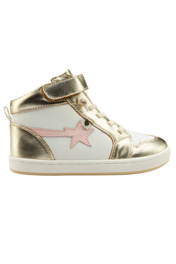 KIDS Old Soles Team Star Sneakers - Gold