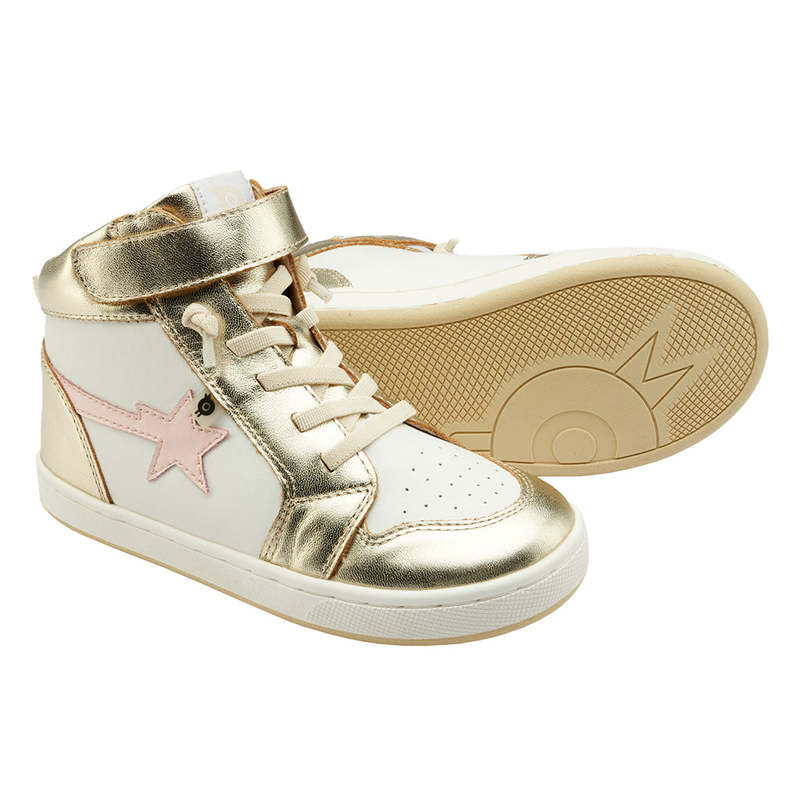 KIDS Old Soles Team Star Sneakers - Gold