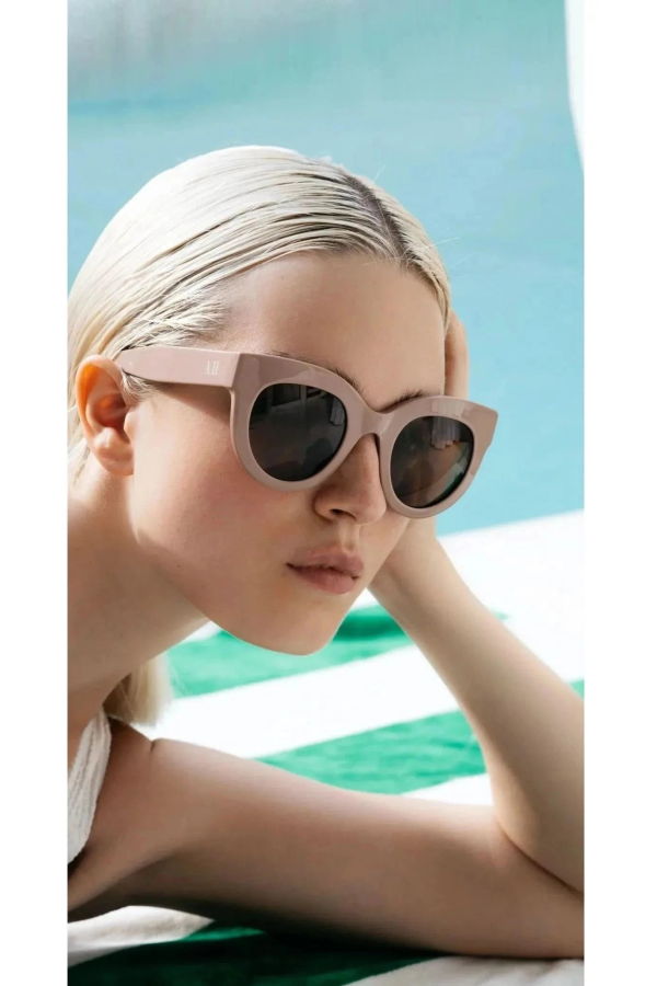 Anea Hill Duchess Sunglasses - Beige