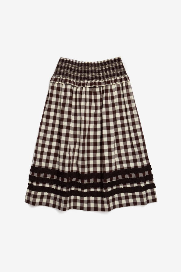 DAMSON MADDER Ava Ruffle Midi Skirt