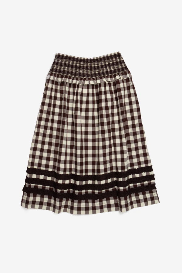 DAMSON MADDER Ava Ruffle Midi Skirt