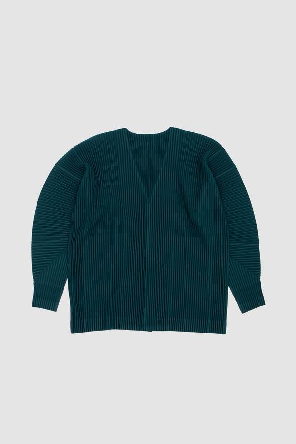 Issey Miyake Color Pleats 1 Cardigan - Ocean Blue