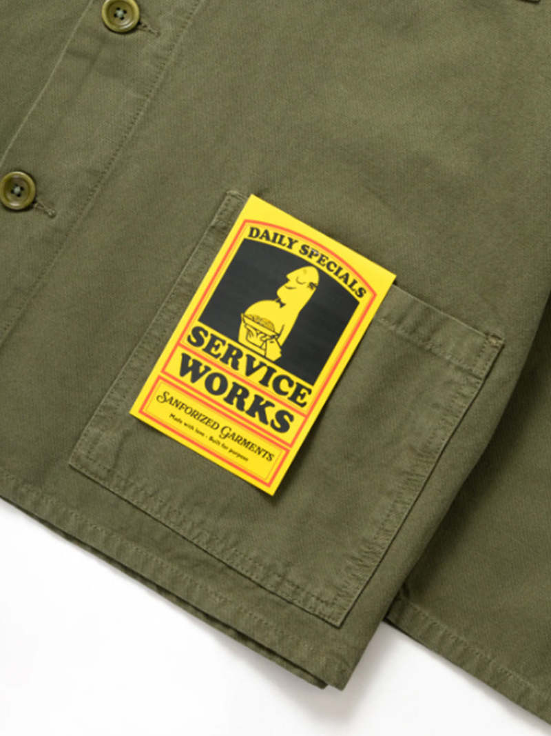 Service Works Chore Shirt - Olive