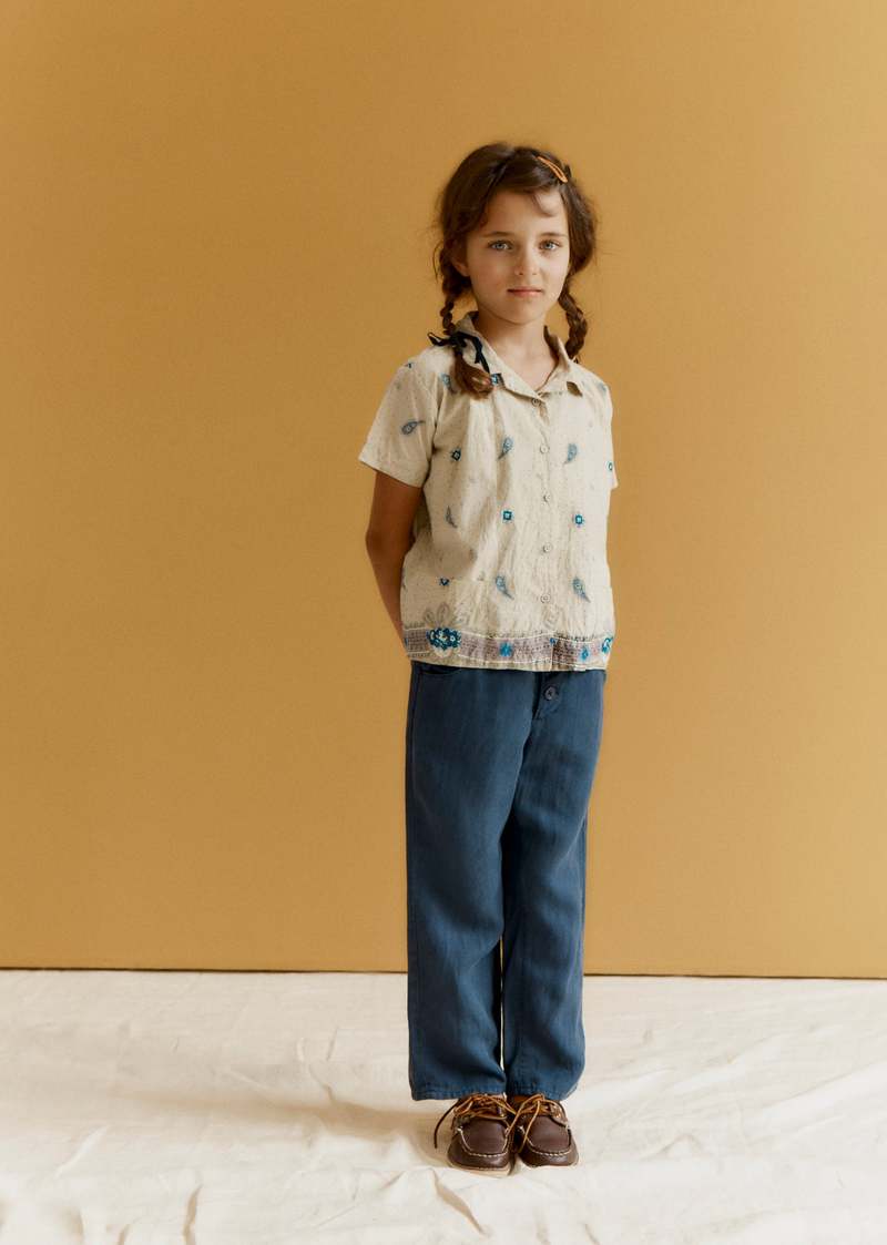 KIDS Caramel Bamboo Children's Cotton Shirt