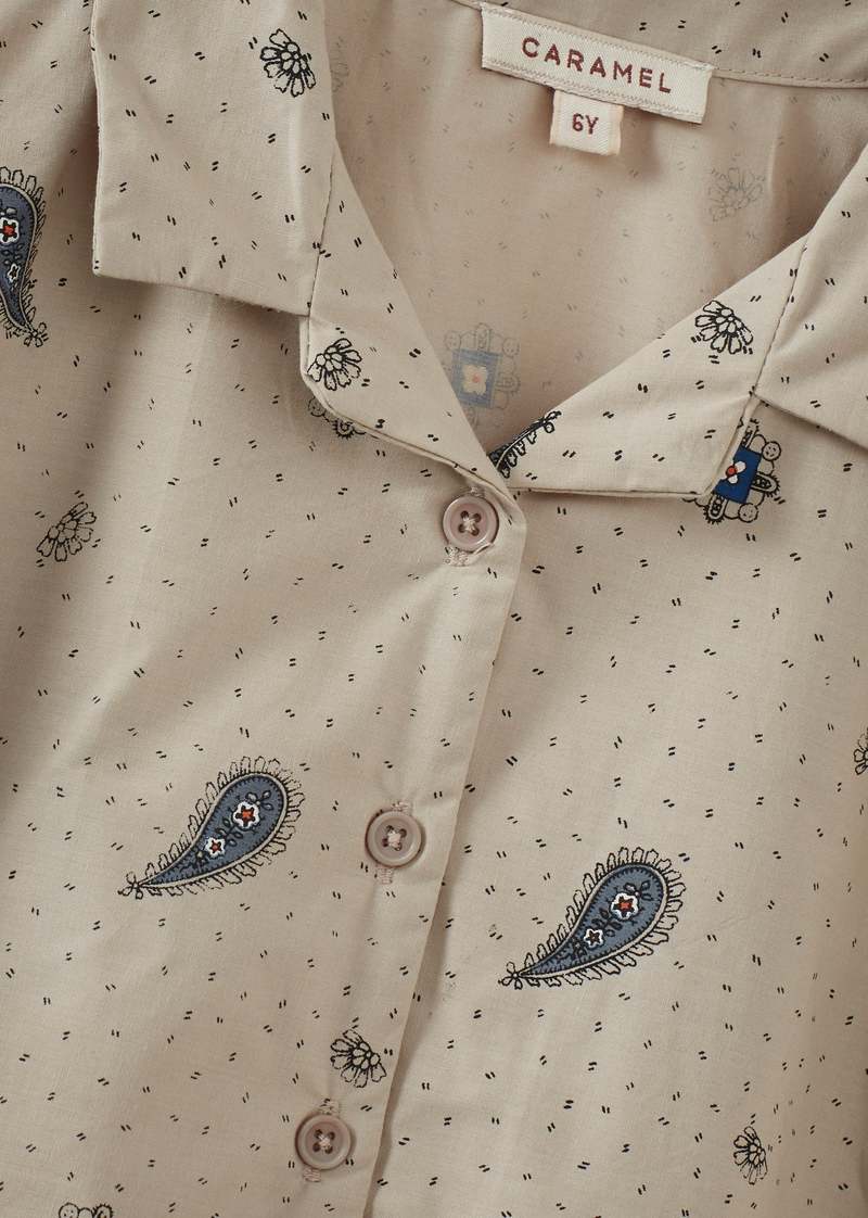 KIDS Caramel Bamboo Children's Cotton Shirt