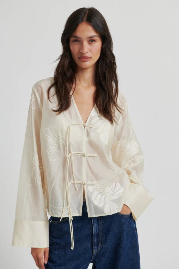 Second Female Vira Top - Soft Beige