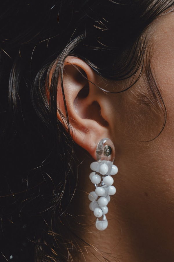 Suplais Coral Set Ring & Earrings Set