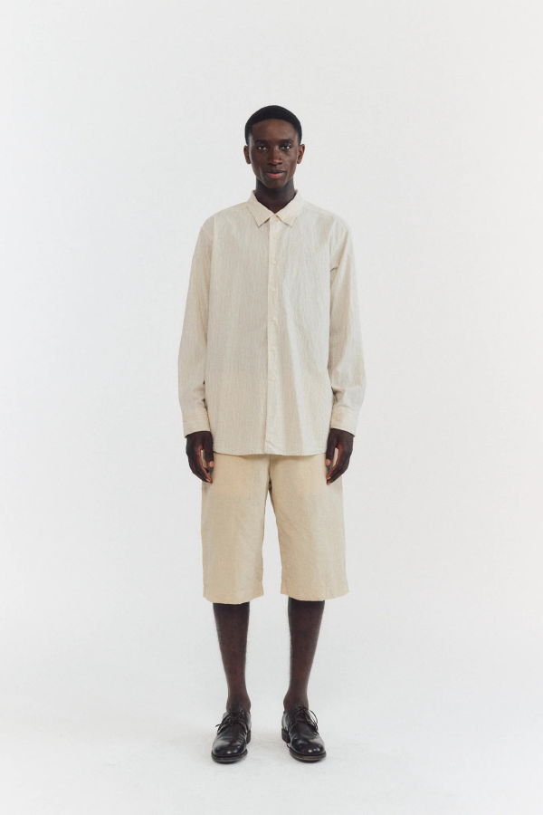 CASEY/CASEY Fabiano Shirt Nat Stripe