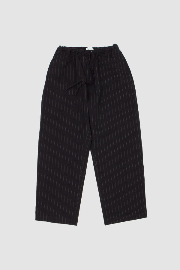 Studio Nicholson Sonny Pant Pinstripe Trousers - Black