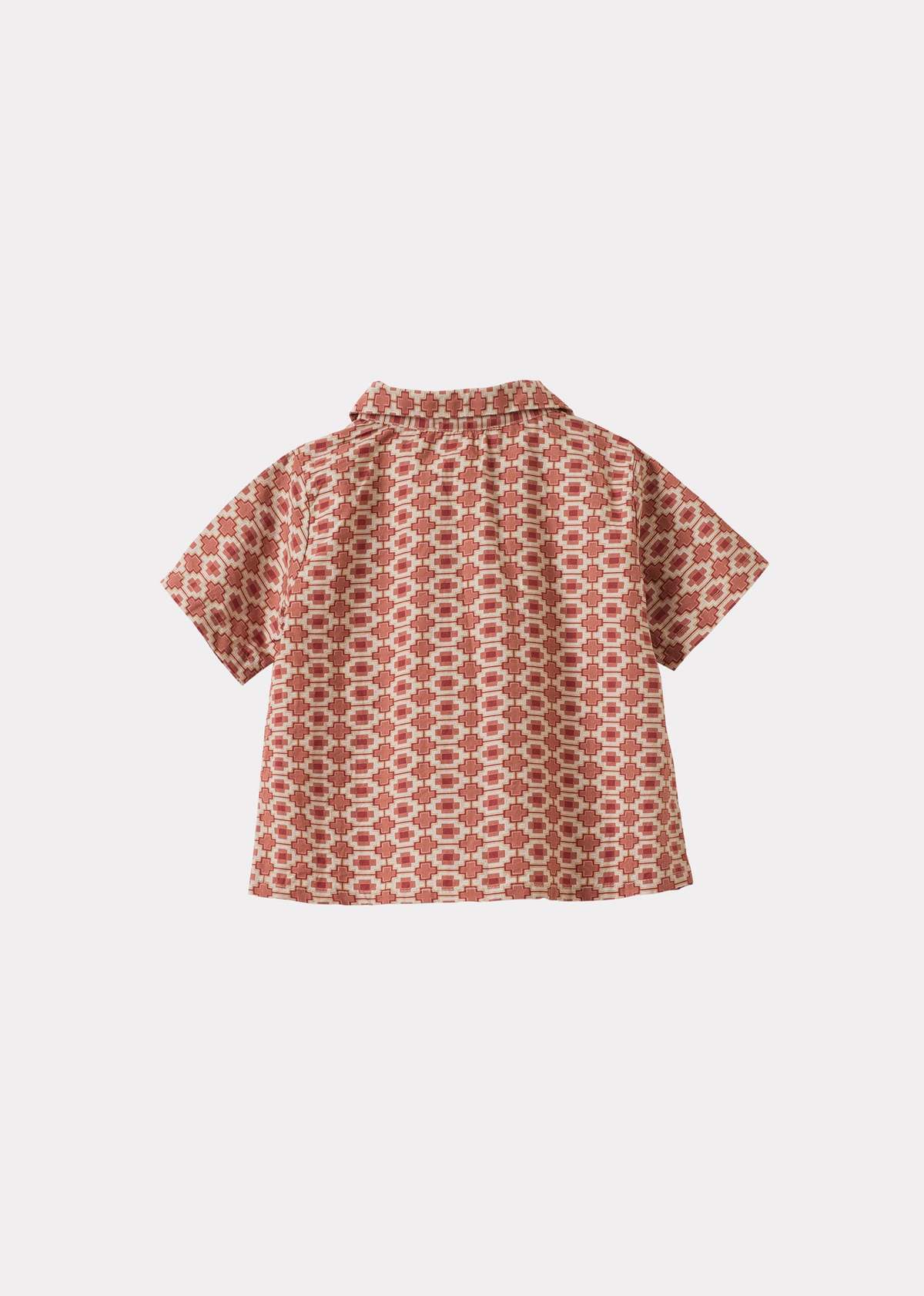 KIDS Caramel Bamboo Baby Shirt And Shorts Set - Kaleidoscope Print - Image 3 of 4