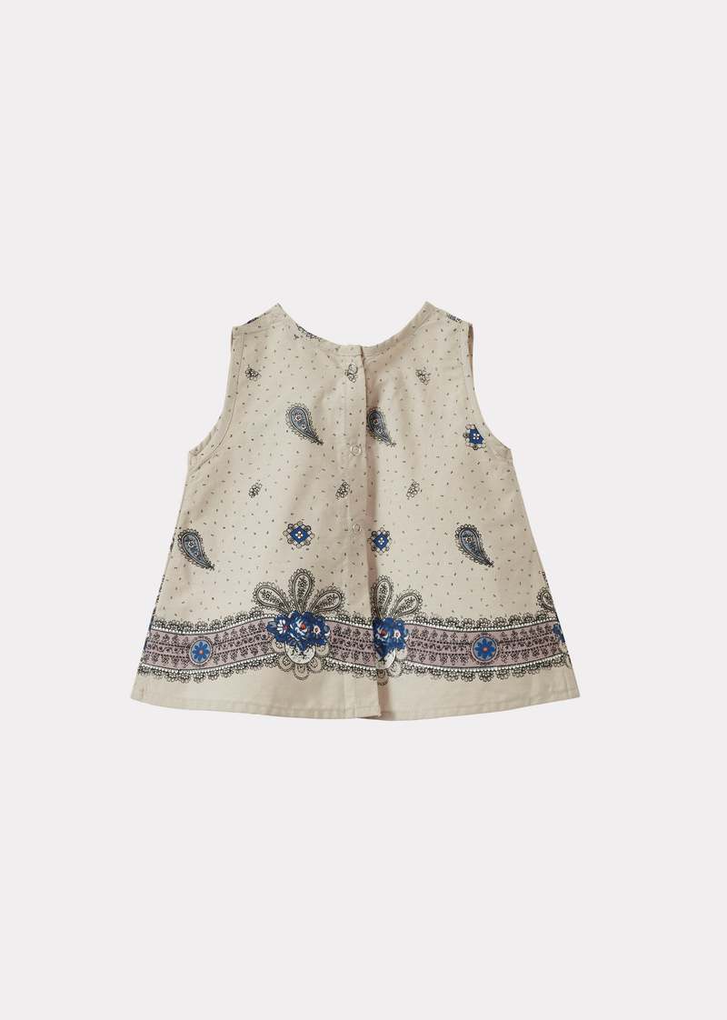 KIDS Caramel Lettuce Baby Cotton Top And Bloomers Set