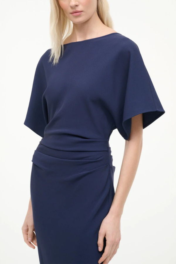 Staud Amelie Dress - Navy