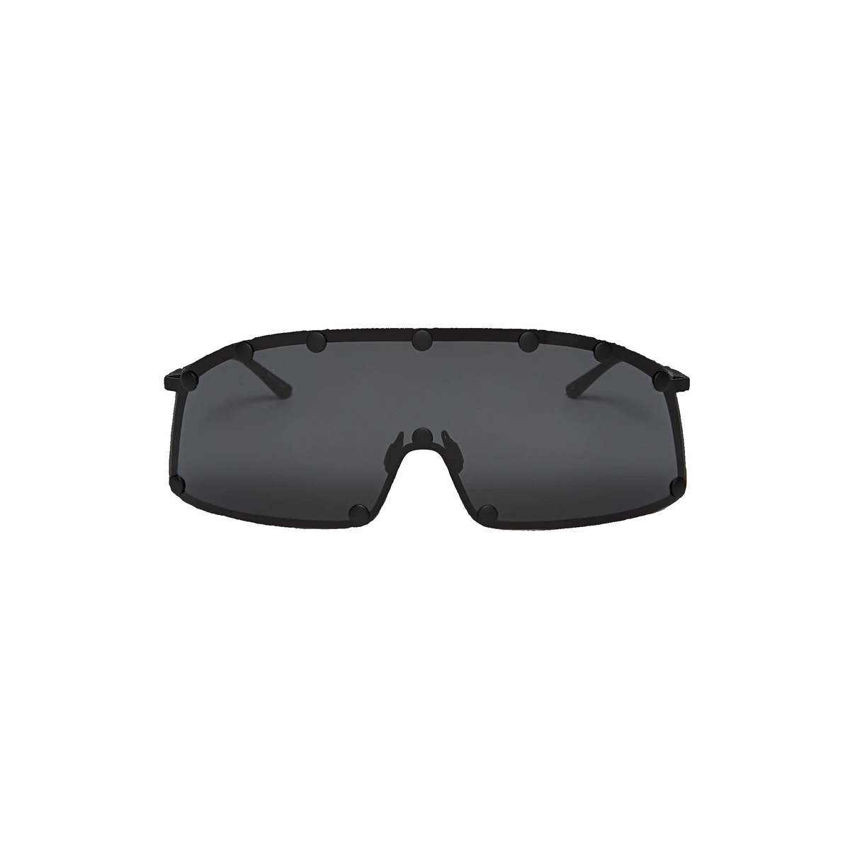 Rick Owens Shielding Sunglasses - Black - Image 1 of 2
