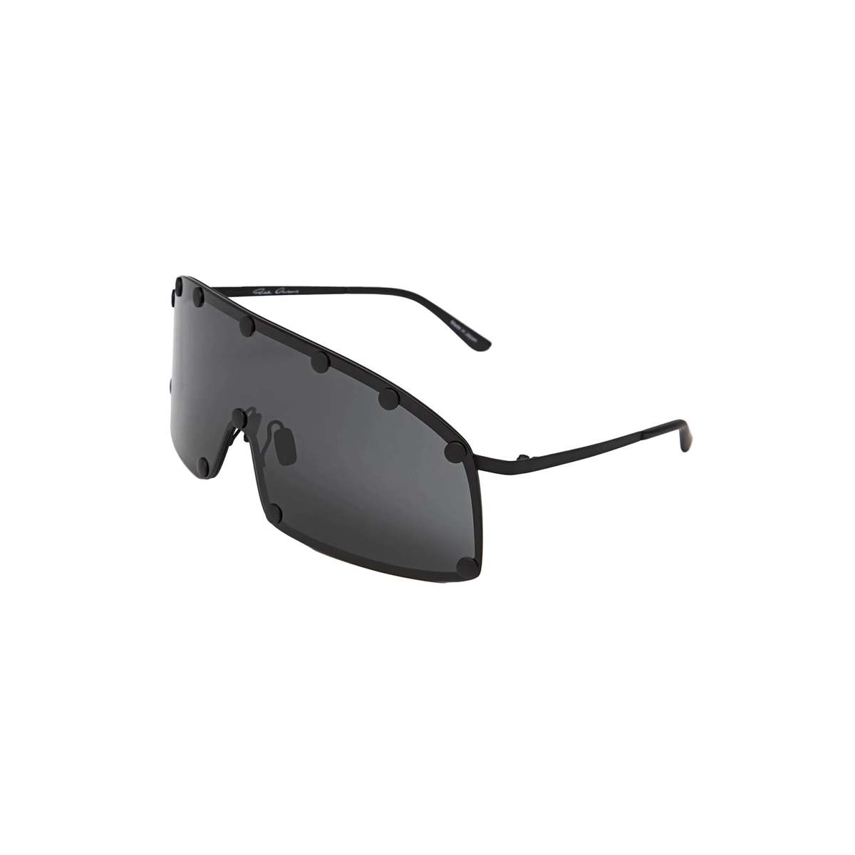 Rick Owens Shielding Sunglasses - Black - Image 2 of 2