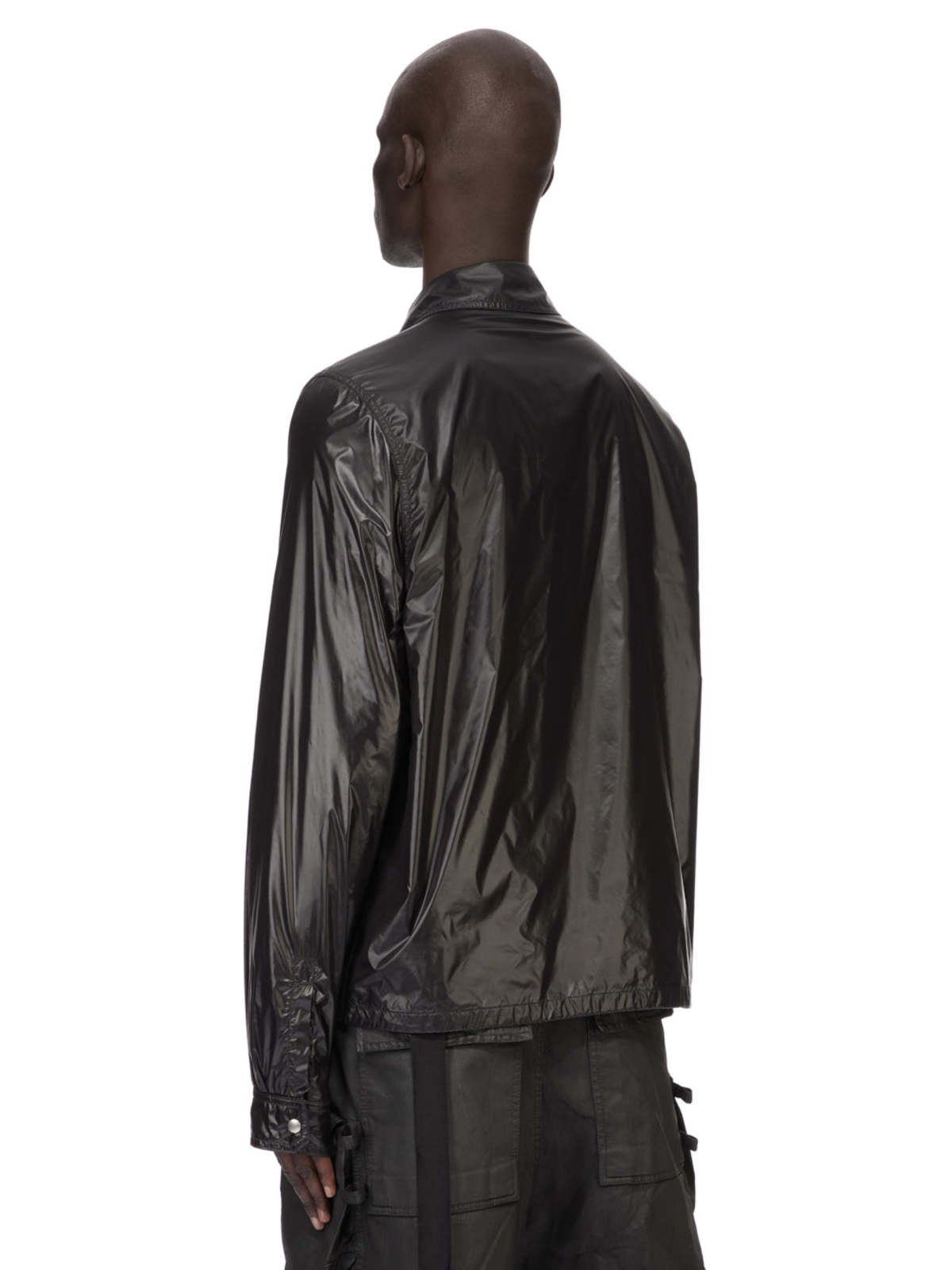 Rick Owens Zip Front Jacket - Black - Image 3 of 9