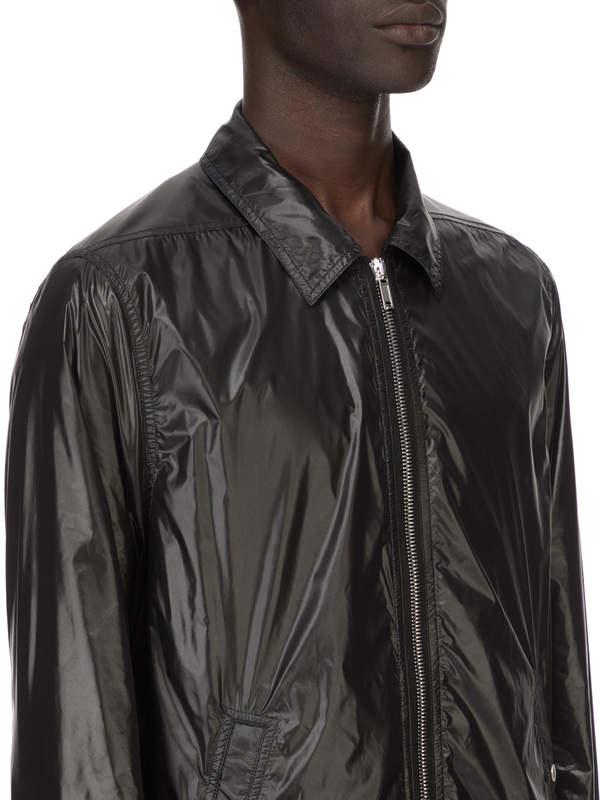 Rick Owens Zip Front Jacket - Black