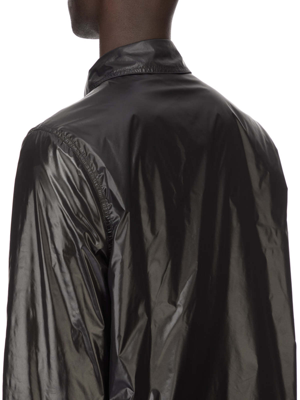 Rick Owens Zip Front Jacket - Black - Image 6 of 9